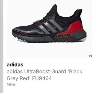 Adidas Black Gray Athletic Shoes with Knit Uppers